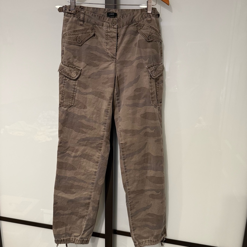 J. Crew Vintage Camo Cargo Pants.